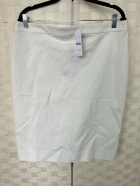J. Crew Ivory Pencil Skirt